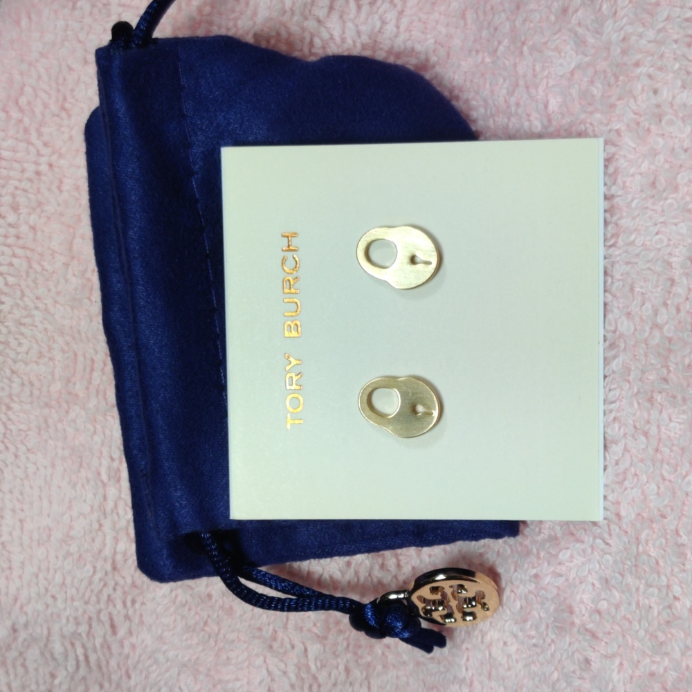 Tory Burch Lock Earrings